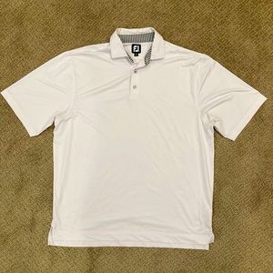 FootJoy men’s white performance golf polo